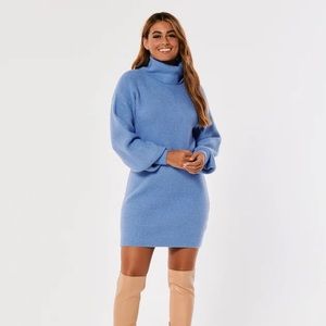 Hollister Turtleneck Sweater Dress Small